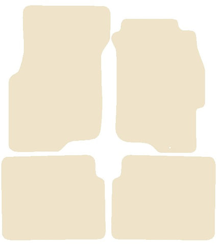 Honda Civic 5 Dr Inc Aerodeck 1995-2000 Beige Luxury Velour Tailored Car Mats NV HITECH