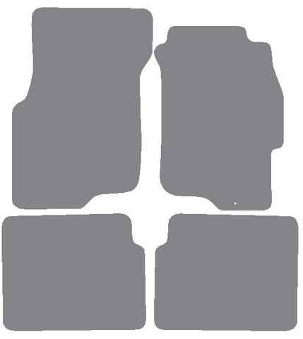 Honda Civic 5 Dr Inc Aerodeck 1995-2000 Grey Premium Carpet Tailored Car Mats NV HITECH