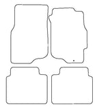 Honda Civic 4dr Inc Vti/Ls 1996-2001 Tailored VS Rubber Car Mats