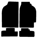 Honda CRX / Civic CRX 1984-1988 Black Premium Carpet Tailored Car Mats NV HITECH