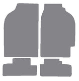 Honda CRX / Civic CRX 1984-1988 Grey Premium Carpet Tailored Car Mats NV HITECH
