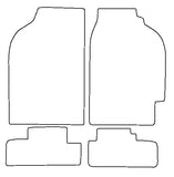 Honda CRX / Civic CRX 1984-1988 Tailored VS Rubber Car Mats