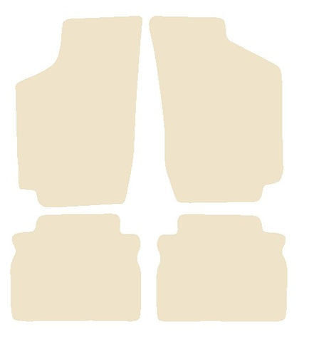 Honda Civic Shuttle 1987-1991 Beige Luxury Velour Tailored Car Mats NV HITECH
