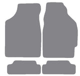 Honda CRX Inc Camm Tail 1988-1991 Grey Premium Carpet Tailored Car Mats NV HITECH