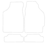 Honda CRX Inc Camm Tail 1988-1991 Tailored VS Rubber Car Mats