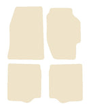 Honda Accord 4dr 1989-1993 Beige Luxury Velour Tailored Car Mats NV HITECH