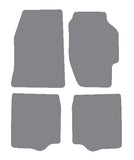 Honda Accord 4dr 1989-1993 Grey Premium Carpet Tailored Car Mats NV HITECH