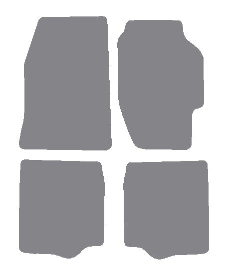 Honda Accord 4dr 1989-1993 Grey Premium Carpet Tailored Car Mats NV HITECH