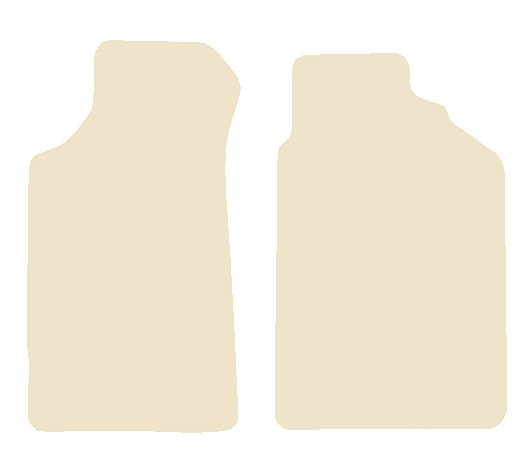 Honda Beat 1991-1996 Beige Luxury Velour Tailored Car Mats NV HITECH