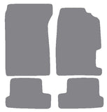 Honda Prelude 1992-1996 Grey Premium Carpet Tailored Car Mats NV HITECH