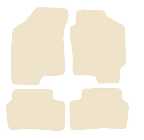Hyundai Coupe  1997-2001 Beige Luxury Velour Tailored Car Mats NV HITECH