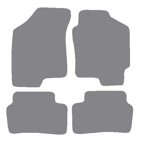 Hyundai Coupe 1997-2001 Grey Premium Carpet Tailored Car Mats NV HITECH
