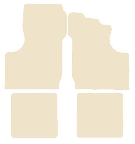 Hillman Imp 1964-1976 Beige Luxury Velour Tailored Car Mats NV HITECH