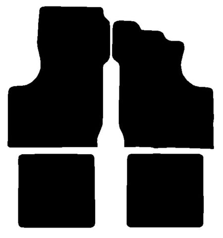 Hillman Imp 1964-1976 Black Premium Carpet Tailored Car Mats NV HITECH