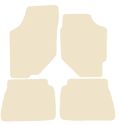 Hyundai S Coupe 1990-1996 Beige Luxury Velour Tailored Car Mats NV HITECH