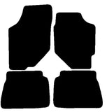 Hyundai S Coupe 1990-1996 Black Premium Carpet Tailored Car Mats NV HITECH