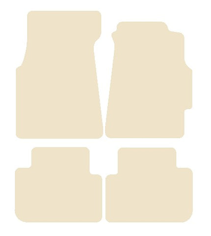 Honda Integra Type-R 1997-2001 Beige Luxury Velour Tailored Car Mats NV HITECH