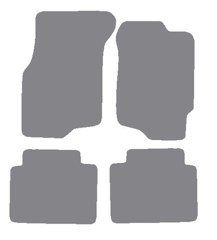 Honda Civic 4dr 1992-1995 Grey Premium Carpet Tailored Car Mats NV HITECH
