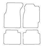 Honda Civic 2dr Coupe 1992-1995 Tailored VS Rubber Car Mats