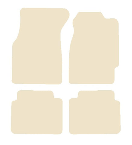 Honda Civic 2dr Coupe 1992-1995 Beige Luxury Velour Tailored Car Mats NV HITECH