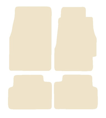Honda Civic 3dr 1992-1995 Beige Luxury Velour Tailored Car Mats NV HITECH