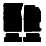 Honda Prelude 1997-2001 Black Luxury Velour Tailored Car Mats NV HITECH