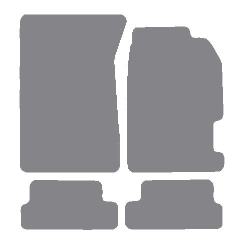 Honda Prelude 1997-2001 Grey Premium Carpet Tailored Car Mats NV HITECH
