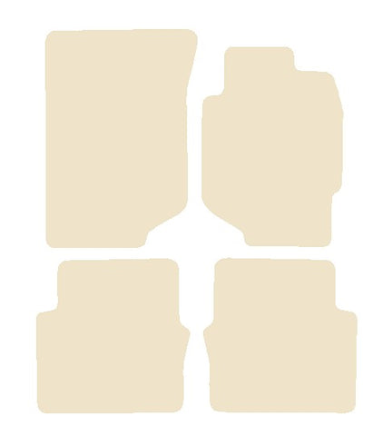 Honda Accord 5dr 1999-2001 Beige Luxury Velour Tailored Car Mats NV HITECH