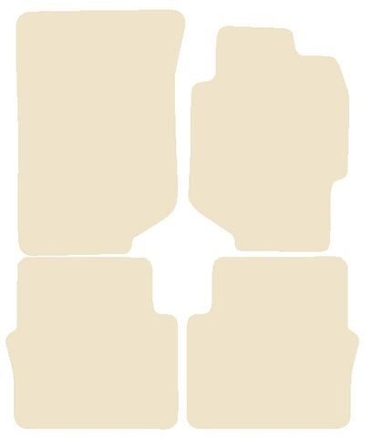 Honda Accord 4dr 1999-2003 Beige Luxury Velour Tailored Car Mats NV HITECH