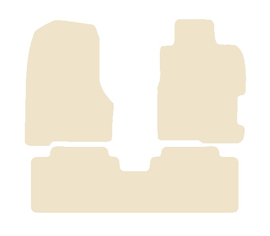 Honda Civic 5dr 2001-2003 Beige Luxury Velour Tailored Car Mats NV HITECH