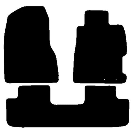 Honda Civic 3dr Inc Type R 2001-2006 Black Premium Carpet Tailored Car Mats NV HITECH