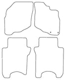 Honda Jazz 2001-2005 Tailored VS Rubber Car Mats