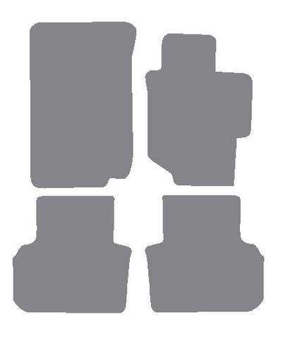 Honda Accord 4dr - Manual 2003-2008 Grey Premium Carpet Tailored Car Mats NV HITECH