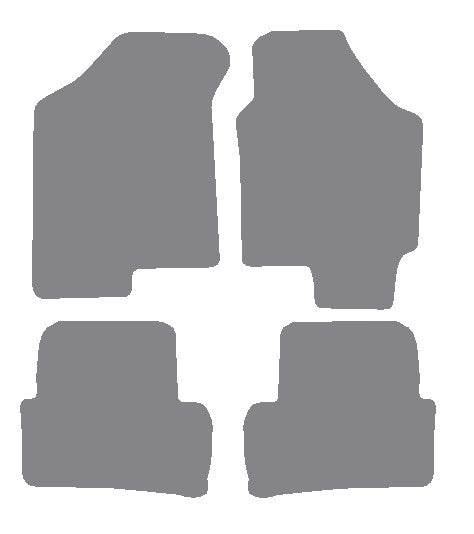 Hyundai Coupe 2002-2007 Grey Premium Carpet Tailored Car Mats NV HITECH
