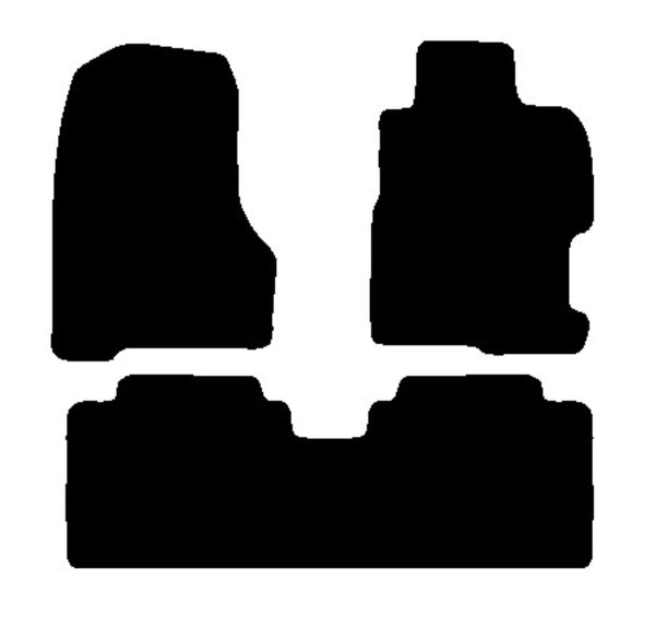 Honda Civic 5dr 2004-2005 Black Premium Carpet Tailored Car Mats NV HITECH