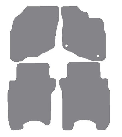 Honda Jazz 2005-2008 Grey Premium Carpet Tailored Car Mats NV HITECH