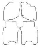 Honda Jazz 2005-2008 Tailored VS Rubber Car Mats
