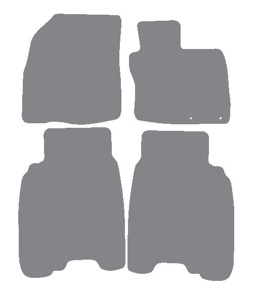 Honda Civic 5dr 2006-2008 Grey Premium Carpet Tailored Car Mats NV HITECH