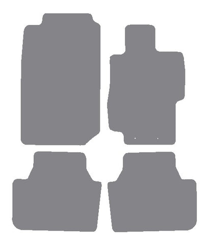 Honda Accord 4dr - Auto 2003-2008 Grey Premium Carpet Tailored Car Mats NV HITECH