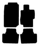 Honda Accord 4dr - Auto 2003-2008 Black Premium Carpet Tailored Car Mats NV HITECH