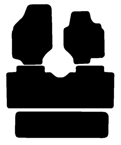 Hyundai Trajet 1999-2006 Black Tailored Carpet Car Mats NV HITECH