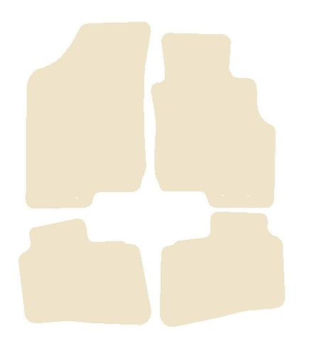 Hyundai i30 2009-2012 Beige Luxury Velour Tailored Car Mats NV HITECH