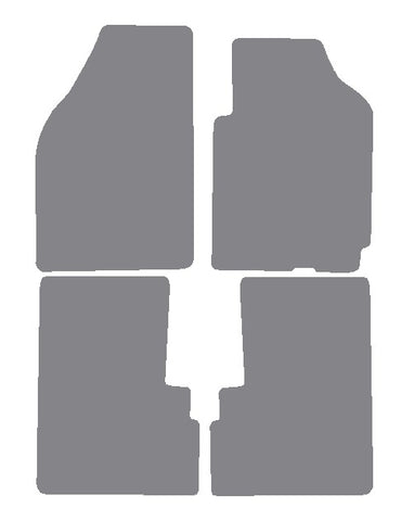 Hyundai Amica 2000-2008 Grey Premium Carpet Tailored Car Mats NV HITECH