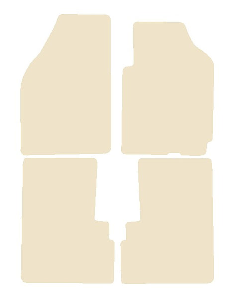 Hyundai Amica 2000-2008 Beige Luxury Velour Tailored Car Mats NV HITECH