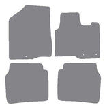 Hyundai Santa Fe (5 Seater) 2010-2012 Grey Premium Carpet Tailored Car Mats NV HITECH