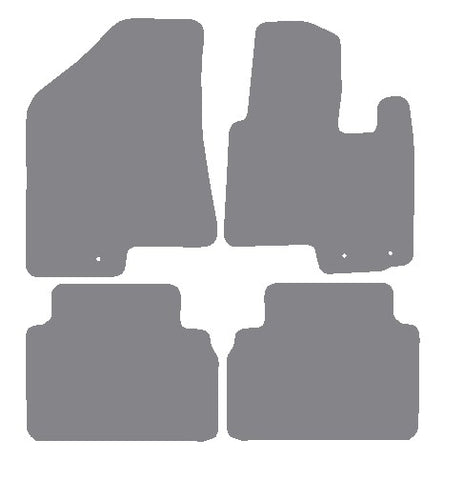 Hyundai ix35 2009-2015 Grey Premium Carpet Tailored Car Mats NV HITECH
