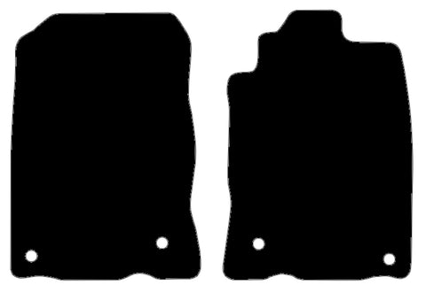 Honda CR-Z 2010-2016 Black Luxury Velour Tailored Car Mats NV HITECH