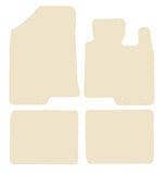 Hyundai i40 2011-2019 Beige Luxury Velour Tailored Car Mats NV HITECH