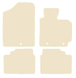 Hyundai Veloster 2012 onwards Beige Luxury Velour Tailored Car Mats NV HITECH
