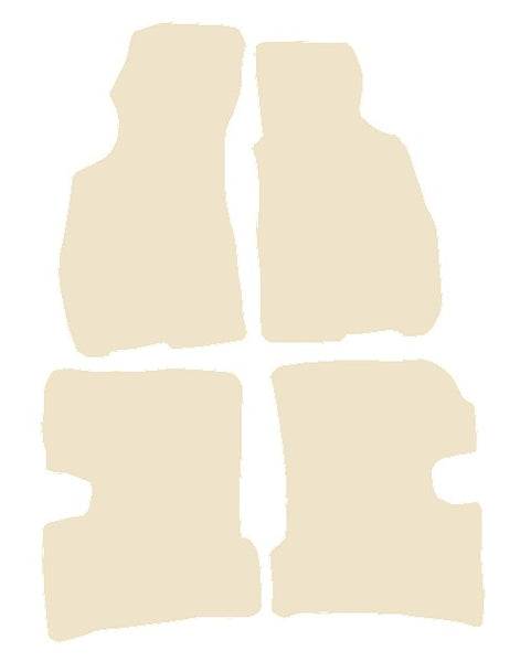 Hyundai Accent 1994-1999 Beige Luxury Velour Tailored Car Mats NV HITECH